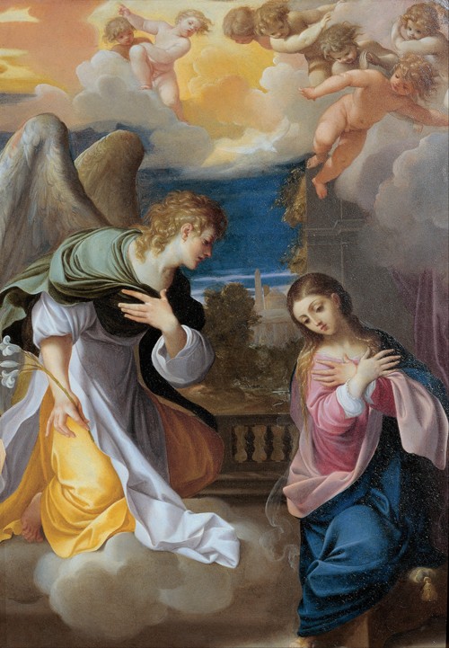 The Annunciation à Lodovico Carracci