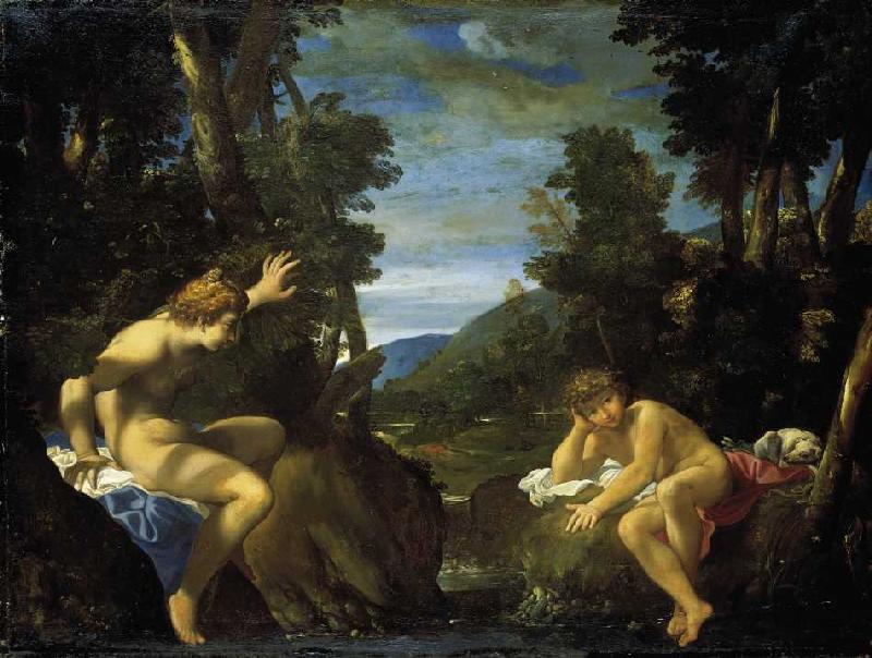Salmacis und Hermaphroditus. à Lodovico Carracci