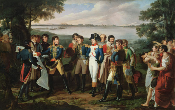 Napoleon (1769-1821) Orders the River Danube to be Bridged at Ebersdorf in order to Reach the Island à Lodovico Venuti