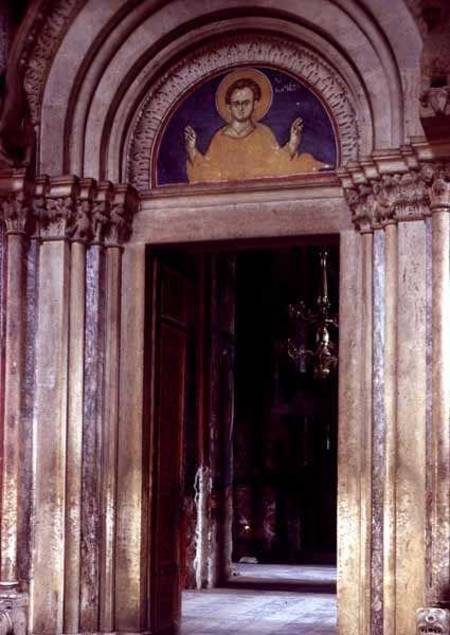 Christ Pantocrator, from the portal tympanum à Longin