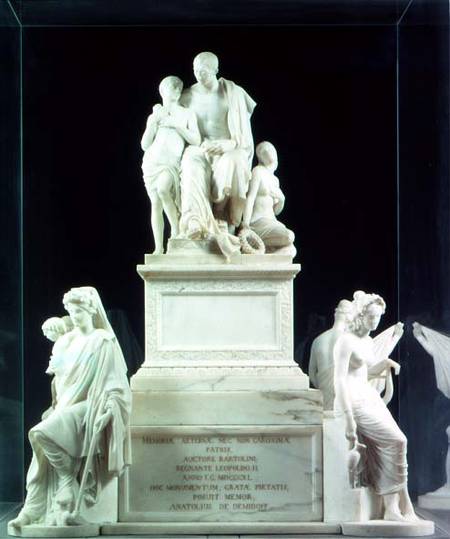Modello for monument to Prince Anatoli Nikolaevich Demidov (1813-70), Russian philanthropist and pat à Lorenzo  Bartolini