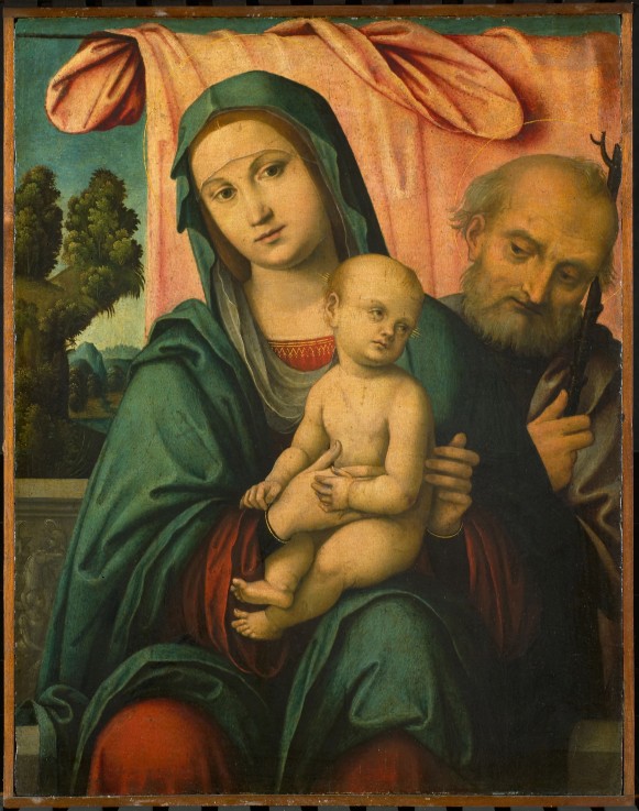 The Holy Family à Lorenzo Costa
