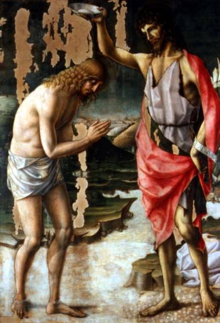 The Baptism of Christ à Lorenzo d'Alessandro  da Severino II