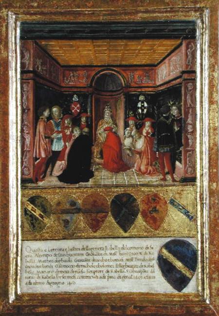 Pope Pius II (1405-64) Ordaining Cardinal Francesco Piccolomini Todeschi (1439-1503) à Lorenzo di Pietro Vecchietta