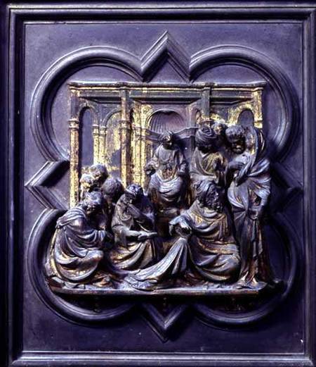 Christ Amongst the Doctors, fourth panel of the North Doors of the Baptistery of San Giovanni à Lorenzo  Ghiberti