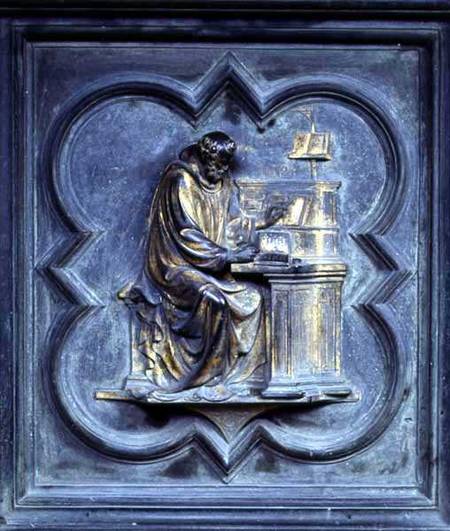St Jerome, panel F of the North Doors of the Baptistery of San Giovanni à Lorenzo  Ghiberti