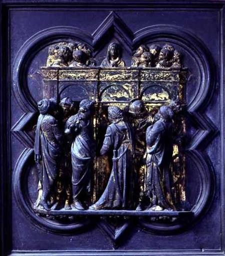Pentecost, twentieth panel of the North Doors of the Baptistery of San Giovanni à Lorenzo  Ghiberti
