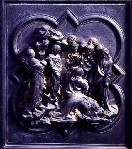 The Raising of Lazarus, tenth panel of the North Doors of the Baptistery of San Giovanni à Lorenzo  Ghiberti