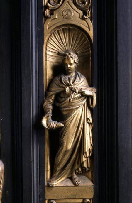 Statuette of an Old Testament Prophet from the frame of the Gates of Paradise (East doors) à Lorenzo  Ghiberti