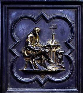 St Luke the Evangelist, panel C of the North Doors of the Baptistery of San Giovanni