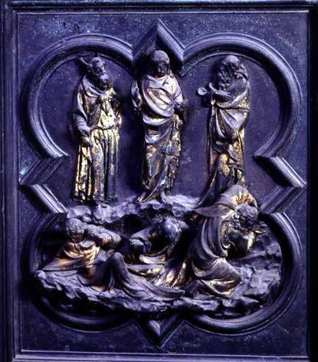 The Transfiguration, ninth panel of the North Doors of the Baptistery of San Giovanni à Lorenzo  Ghiberti