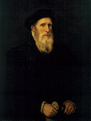 portrait d'un vieil homme à Lorenzo Lotto