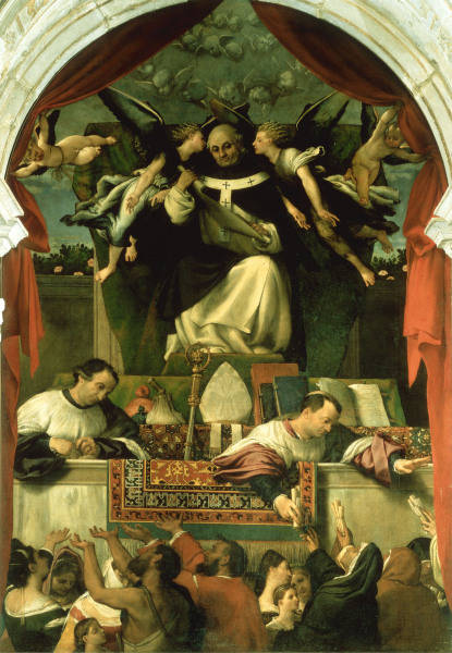 Lorenzo Lotto, St Antoine de Padoue... à Lorenzo Lotto