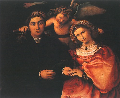 Marsilio Cassotto et sa femme à Lorenzo Lotto