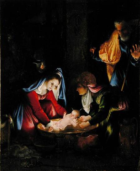 The Nativity à Lorenzo Lotto