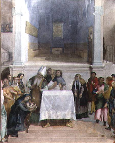 The Presentation of Christ in the Temple à Lorenzo Lotto