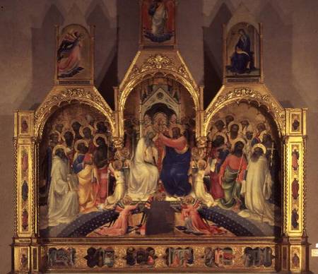 The Coronation of the Virgin à Lorenzo  Monaco