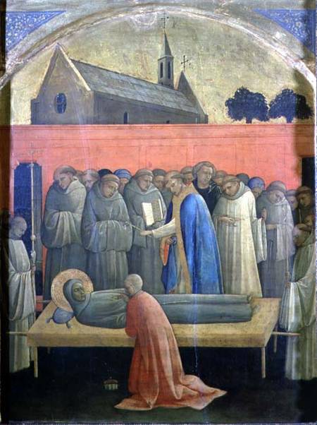 The Death of St. Francis à Lorenzo  Monaco
