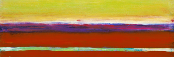 Zanja, 2000 (oil and shellac on gesso on wood panel)  à Lou  Gibbs