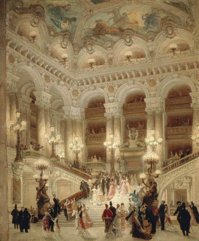 The Staircase of the Opera à Louis Beroud