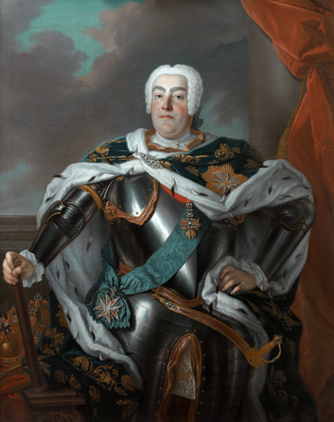 Portrait of Augustus III of Poland à Louis de Silvestre