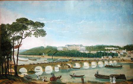 Visit of the King and Queen of Naples to the Chateau de Saint-Cloud à Louis Ducis