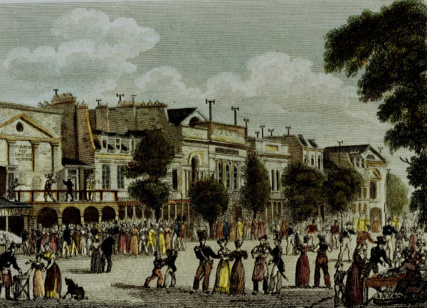 Paris, Boulevard du Temple , Civeton à Louis Durau