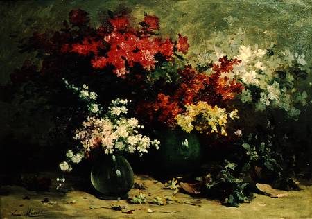 Still Life of Spring Flowers à Louis Emile Minet