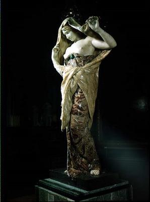 Nature revealing herself to Science, 1899 (marble & onyx) à Louis Ernest Barrias