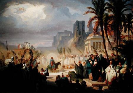 The Entry of Christ into Jerusalem à Louis Felix Leullier