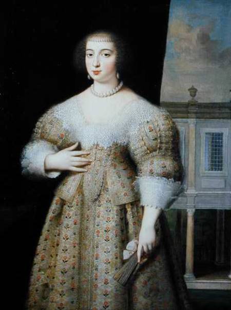 Portrait of Anne of Austria (1601-66) à Louis Ferdinand Elle