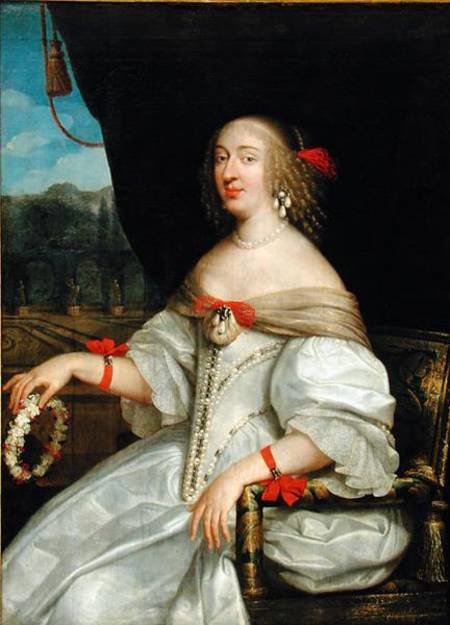 Portrait of Anne-Marie-Louise d'Orleans (1627-93) Duchess of Montpensier à Louis Ferdinand Elle