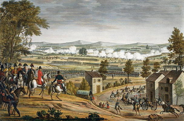 The Battle of Lutzen, 2 May 1813, engraved by Edme Bovinet (1767-1832) (aquatint) à Louis Francois Couche