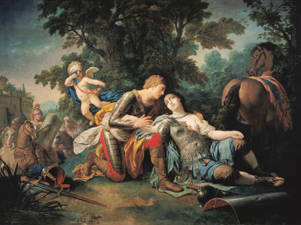 Tancred and Clorinda à Louis François Lagrenée
