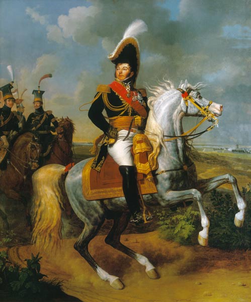 Equestrian Portrait of General Jean Rapp (1771-1821) à Louis François Lagrenée