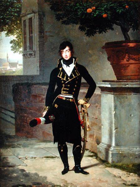 Portrait of an Officer of the Cisalpine Republic à Louis Gauffier