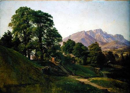 Landscape in Upper Bavaria à Louis Gurlitt