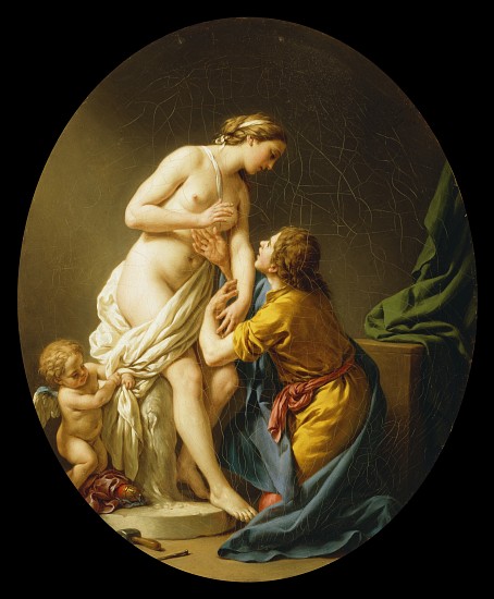 Pygmalion and Galatea à Louis Jean Francois I Lagrenee