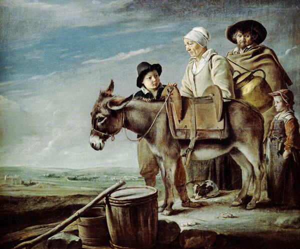 The Milkmaid's Family à Louis Le Nain