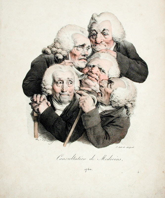 Consultation of Doctors à Louis-Léopold Boilly