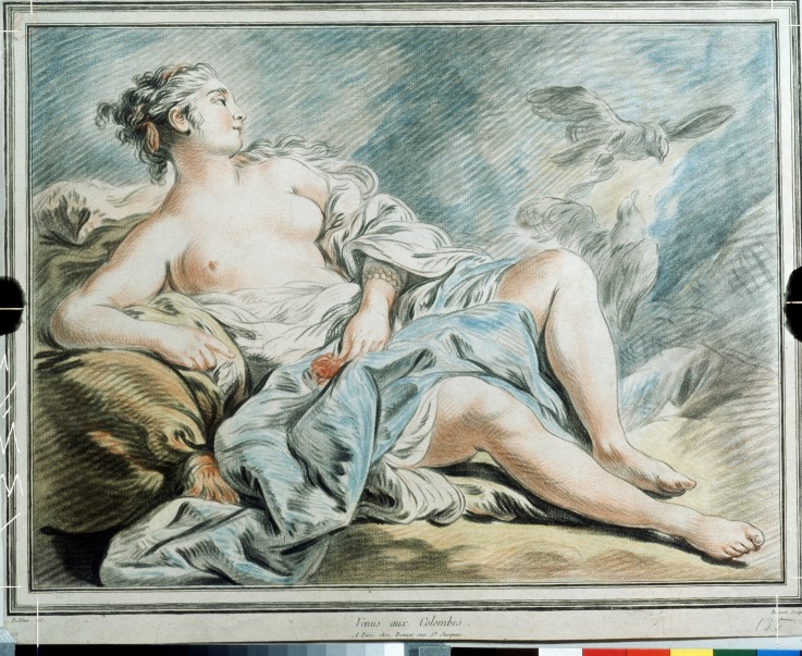 Venus with Doves à Louis Marin Bonnet