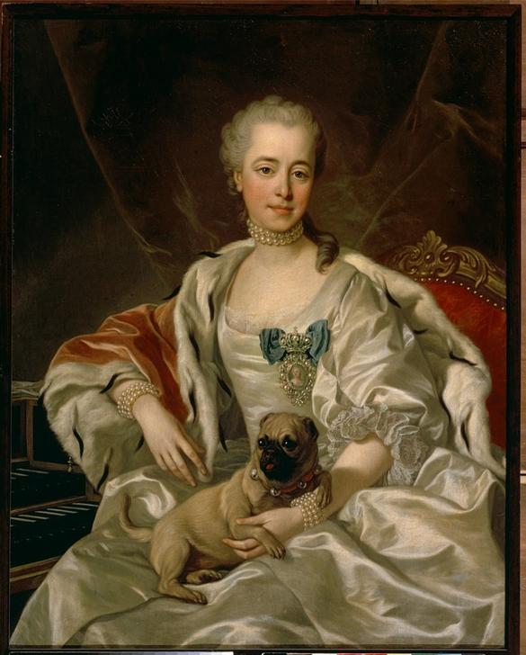 Portrait of Princess E.D.Golizyn à Louis Michel van Loo