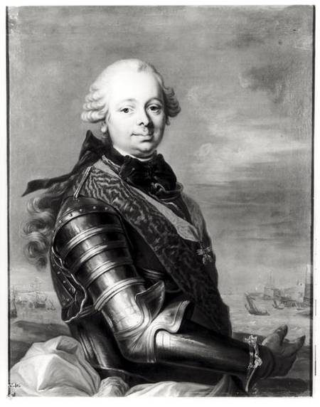 Portrait of Etienne-Francois à Louis Michel van Loo