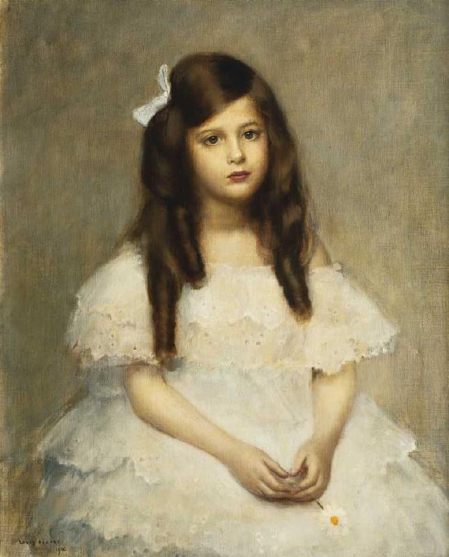 Porträt eines Mädchens à Louis Picard