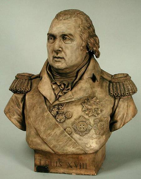 Bust of Louis XVIII (1755-1824) à Louis Pierre Deseine