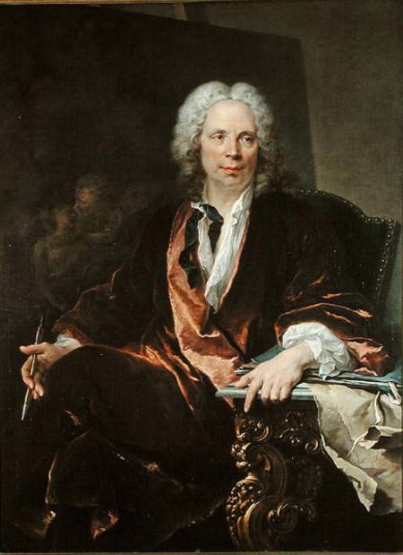 Portrait of Louis Galloche (1670-1761) à Louis Tocqué