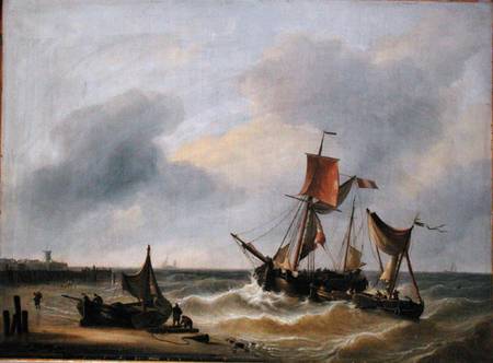 Coastal View à Louis Verboeckhoven