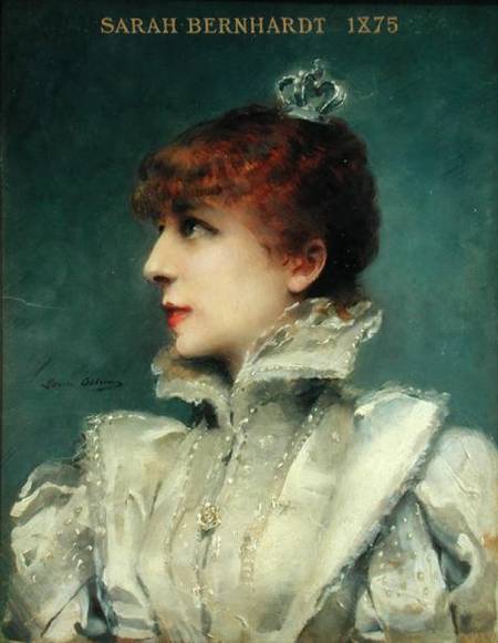 Sarah Bernhardt (1844-1923) à Louise Abbema