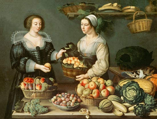 The Fruit and Vegetable Seller à Louise Moillon