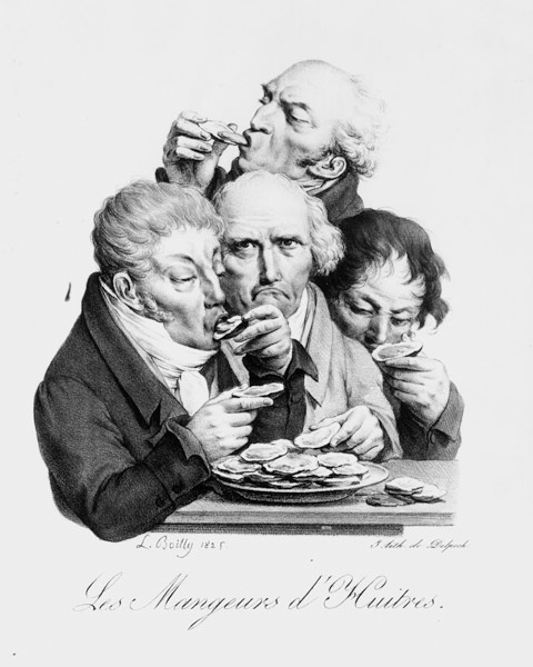 Les Mangeurs d''Huitres à Louis Leopold Boilly